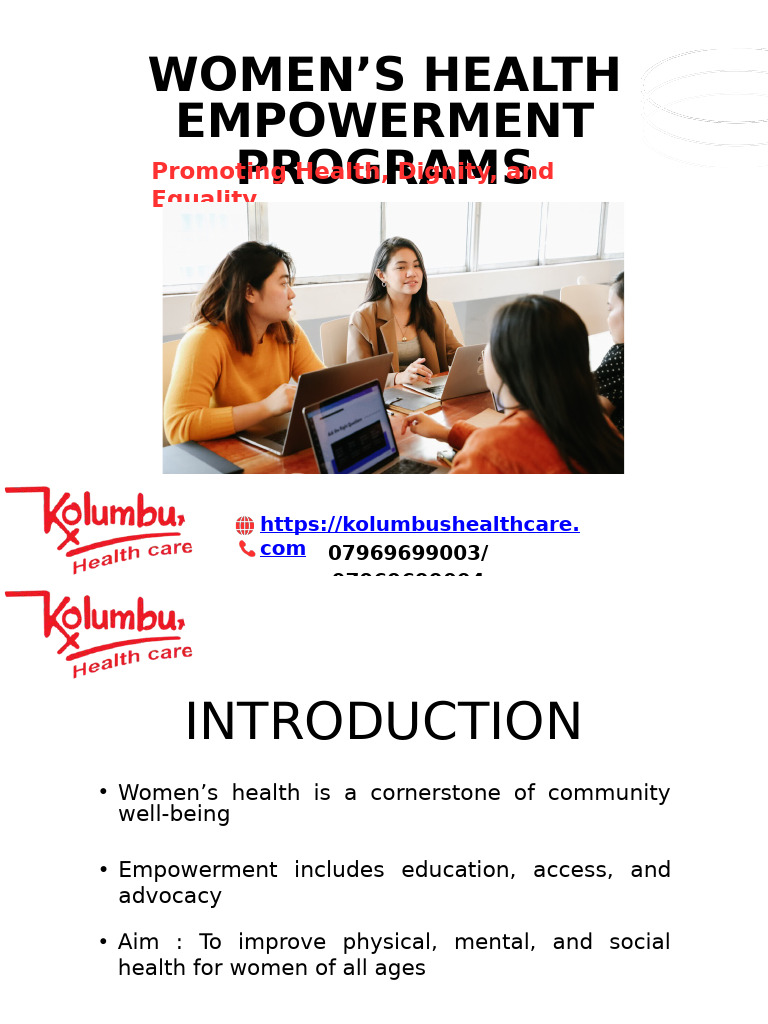 Women's Health Empowerment Programs | PDF