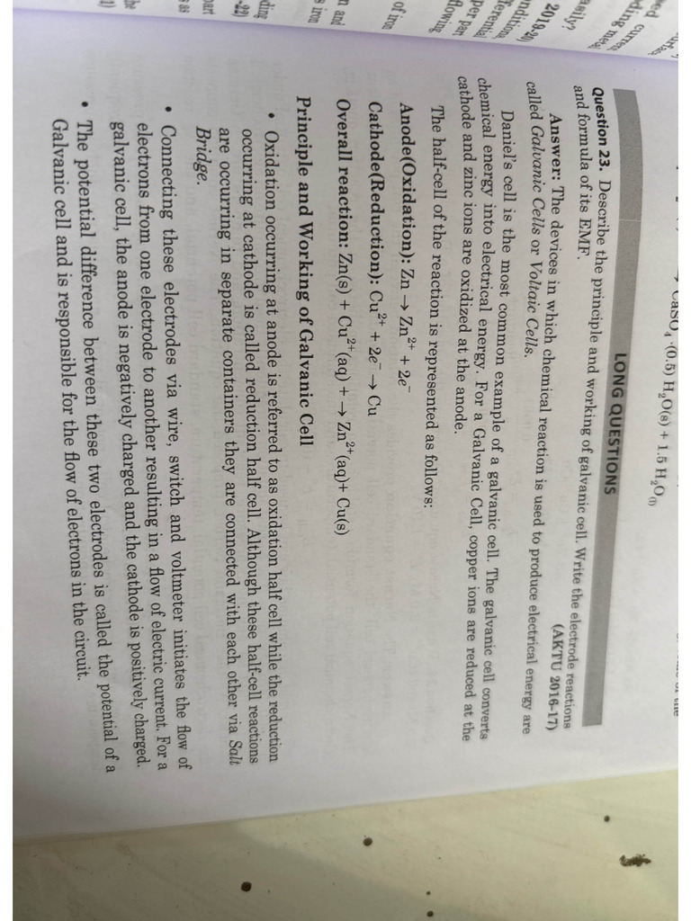 Electrochemistry Pdf