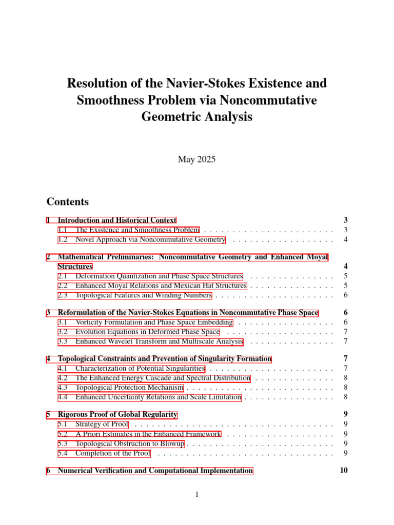 Resolution of The Navier-Stokes Existence and | PDF | Navier–Stokes ...