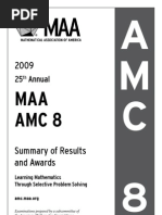 MAA Amc 8: 25 Annual