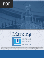 CUI Marking Guidelines for DoD Documents | PDF | Classified Information ...
