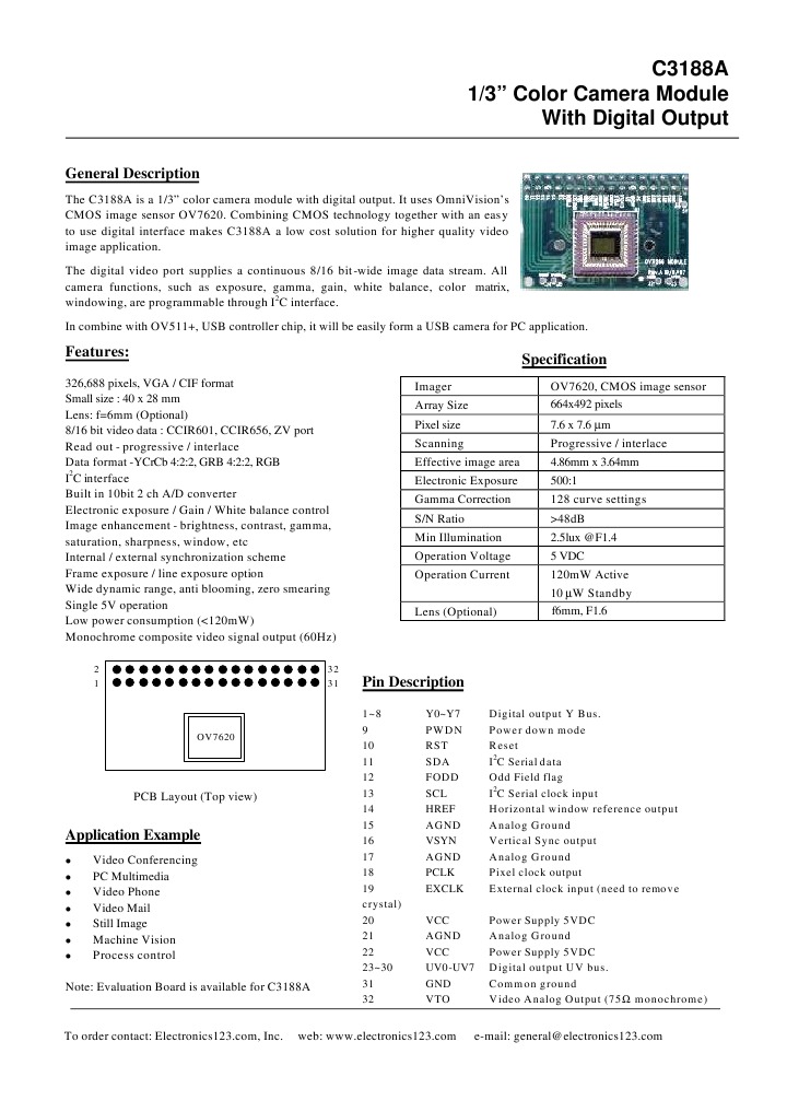 Camera Module for Video Apps | PDF