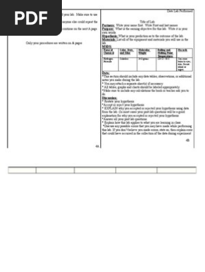 Lab Notebook
