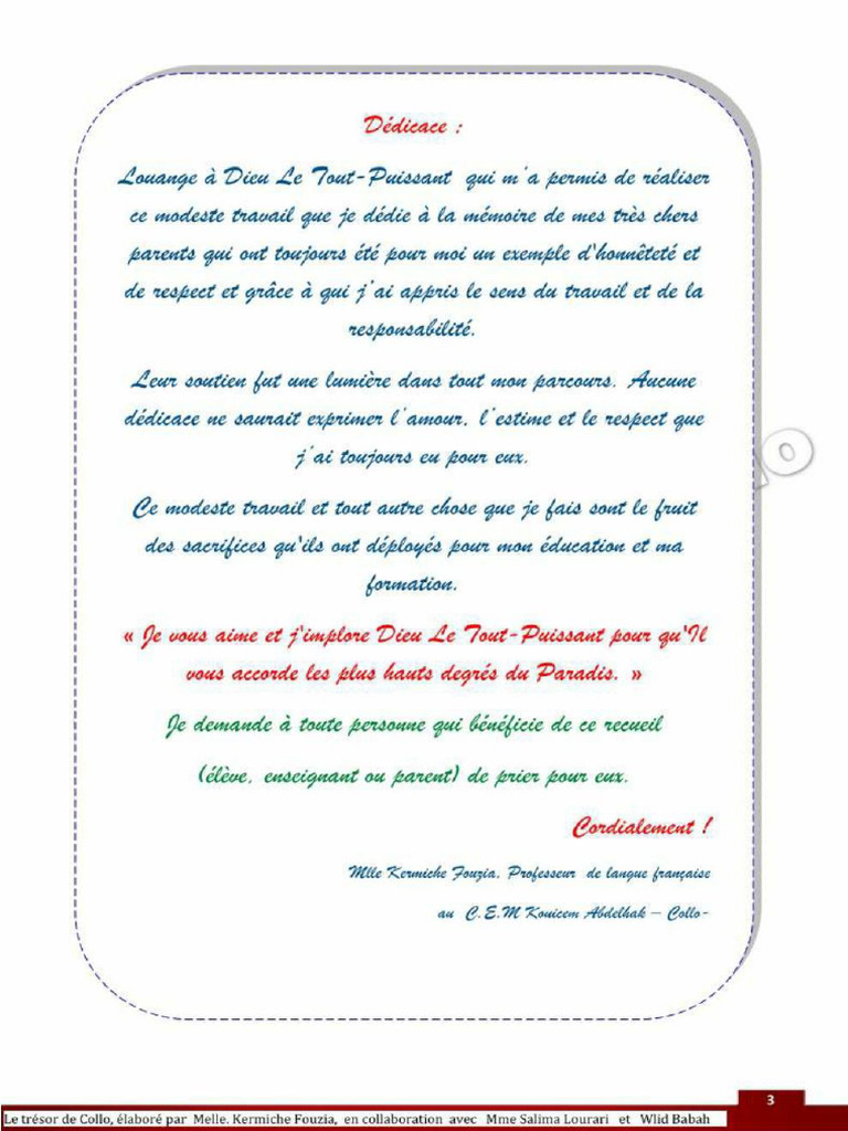 Le trésOR de Collo BEM+ | PDF