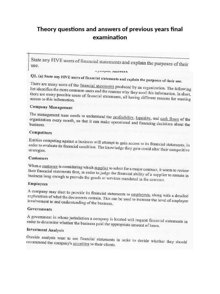 MAE All Theory Questions and Answers of Previous Question Papers | PDF