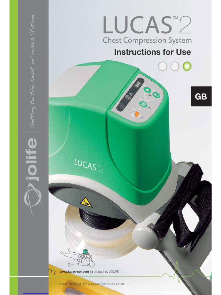 LUCAS 2 Chest Compression System Guide | PDF | Cardiopulmonary ...