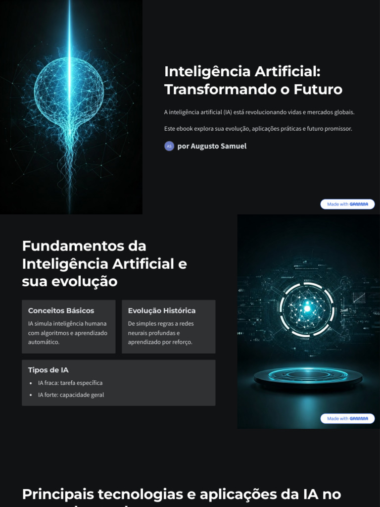 Futuro da Inteligência Artificial: Impactos e Aplicações | PDF ...