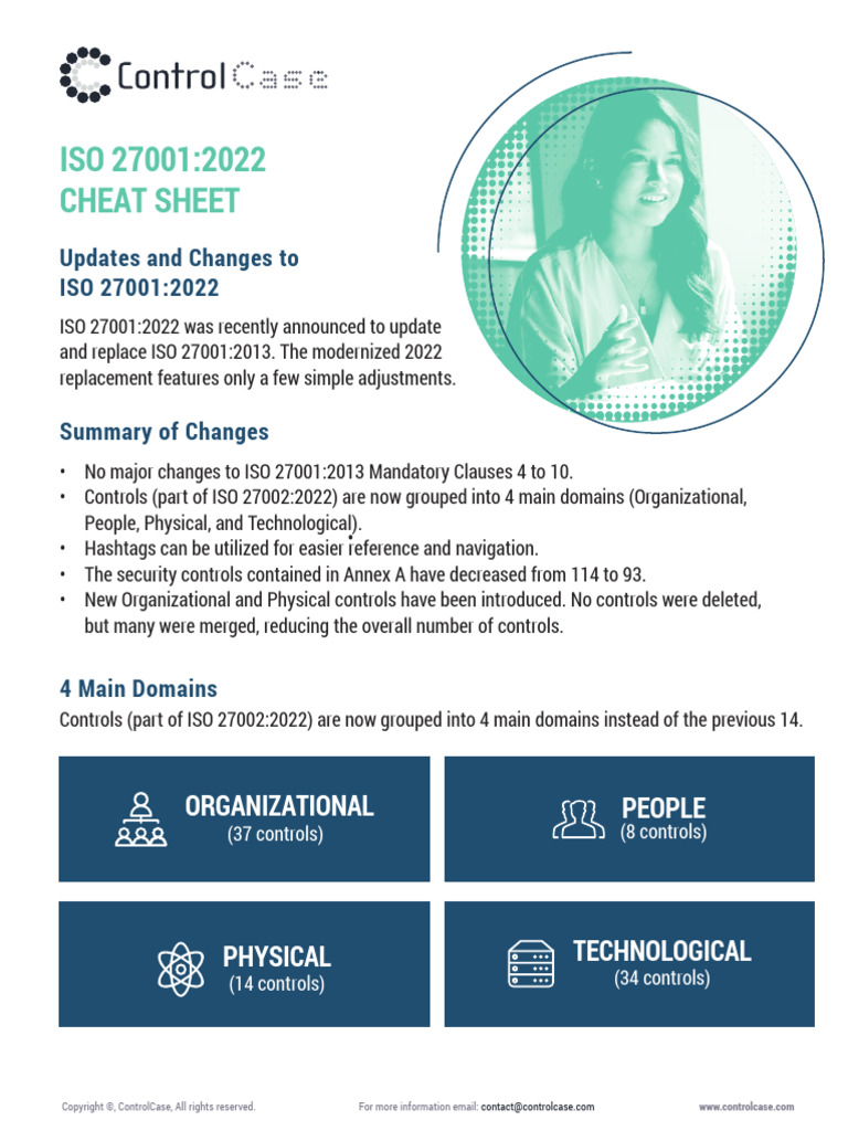 ISO 27001:2022 Cheat Sheet Overview | PDF | Payment Card Industry Data ...