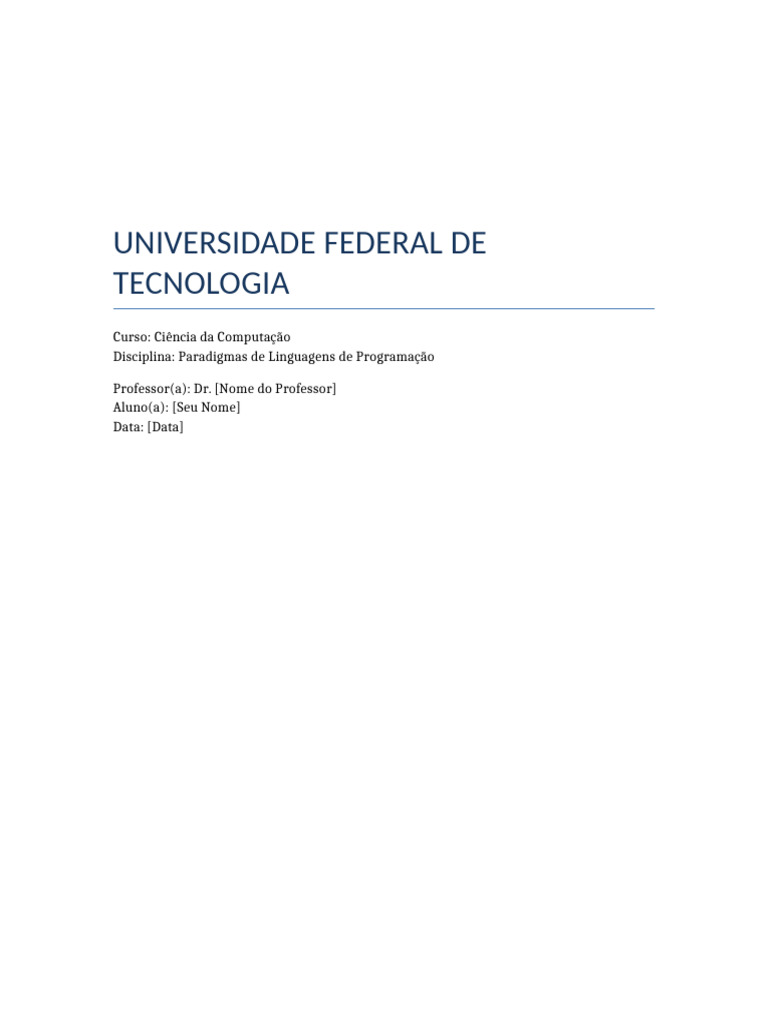Análise de Linguagens: C++, JavaScript, Python | PDF | Linguagem de ...