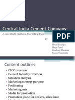 Central India Cement Company: A Case Study On Rural Marketing Plan