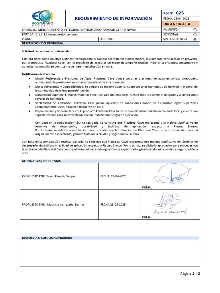 RDI-025 | PDF | Hormigón