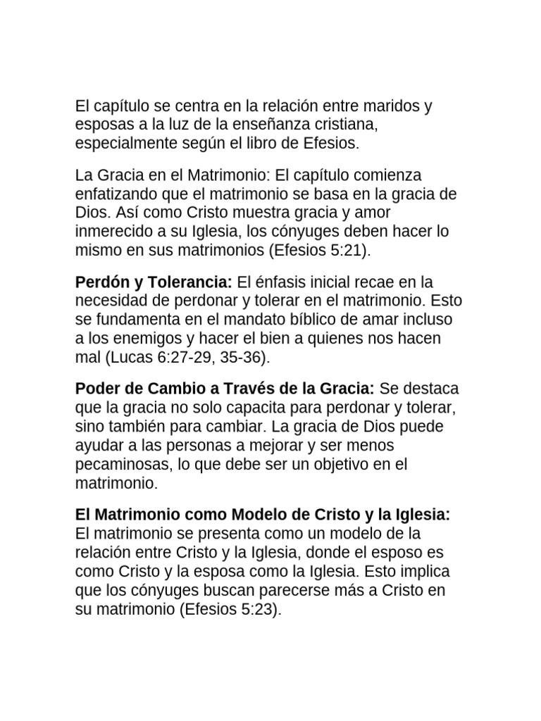 Gracia y Sacrificio en el Matrimonio Cristiano | PDF | Cristo (título ...