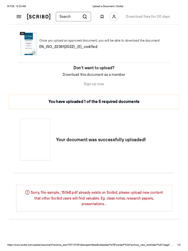 Upload A Document - Scribd | PDF | Scribd | Cyberspace