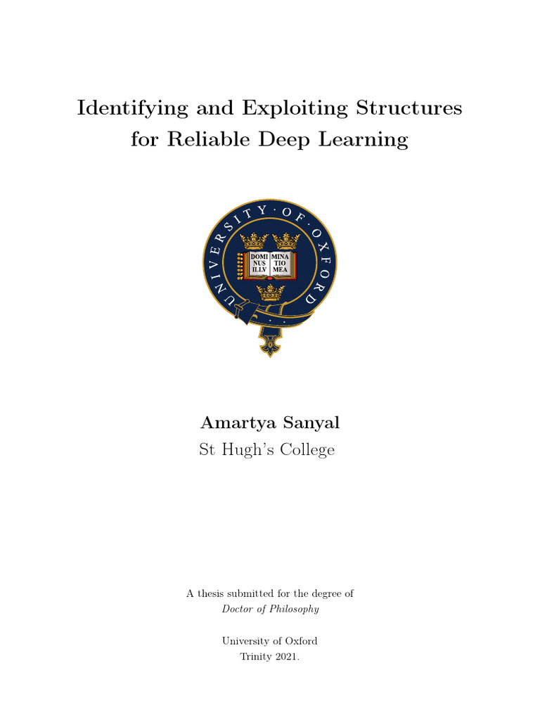 Reliable Deep Learning Structures Analysis | PDF | Deep Learning ...
