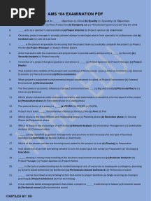 AMS 104 EXAM PDF