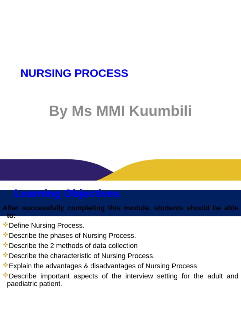 Understanding the Nursing Process | PDF | Medical Diagnosis | Nursing