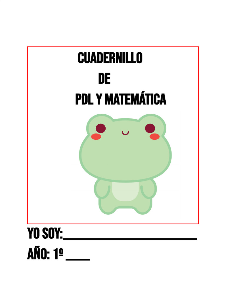 Cuadernillo de PDL y Matemáticas 1º | PDF