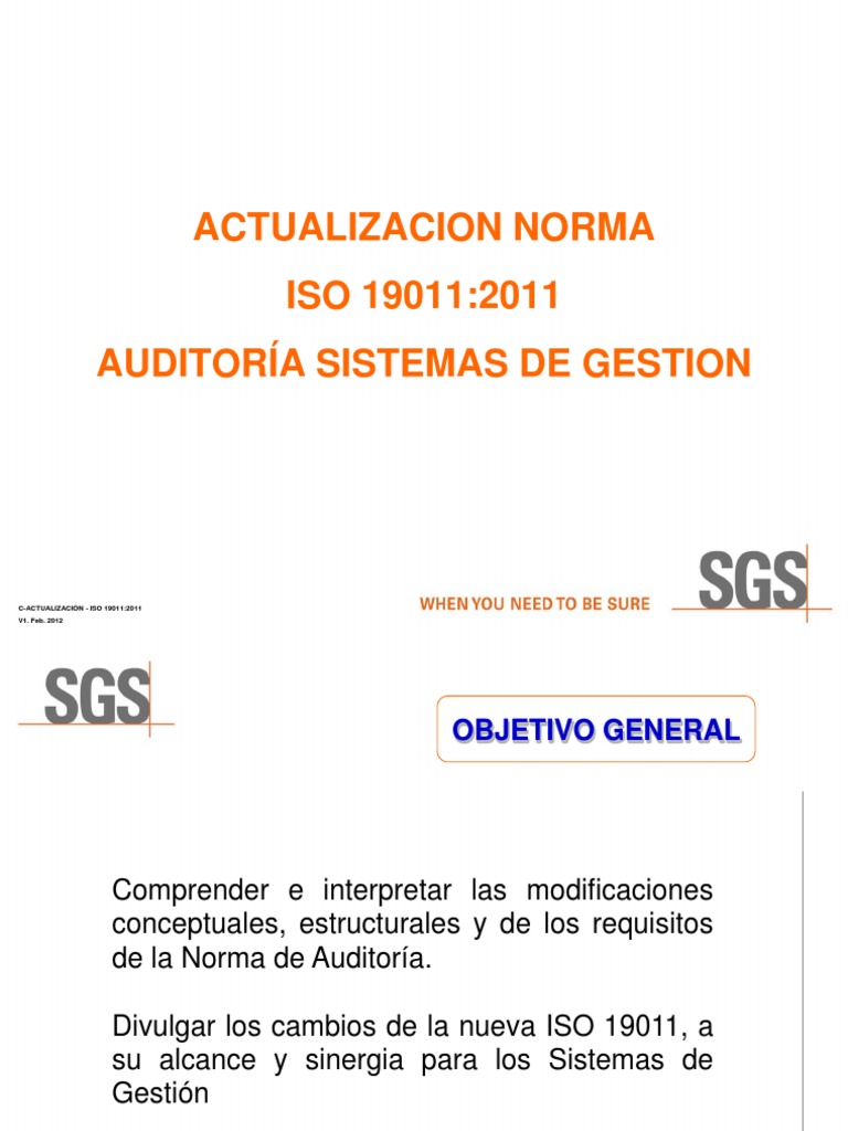 Actualizacion Iso 19011 2011 PDF Contralor