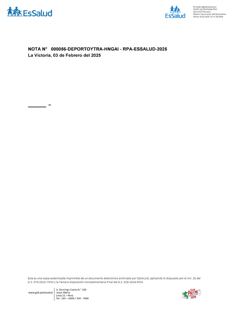 Nota 000056 2025 Deportoytra Hngai Rpa | PDF