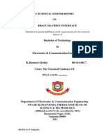 A Technical Seminor Report ON: Submitted in Partial Fulfillment of The Requirements For The Award of Degree of