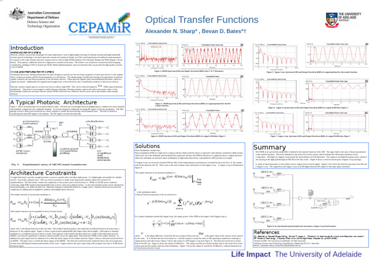 Photonic Systems for RF Radar Applications | PDF | Signal To Noise ...