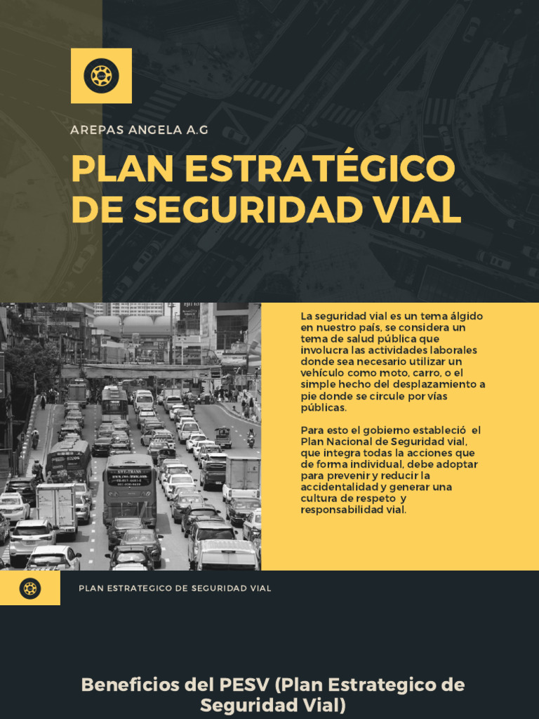Plan Estratégico de Seguridad Vial | PDF | Seguridad vial ...