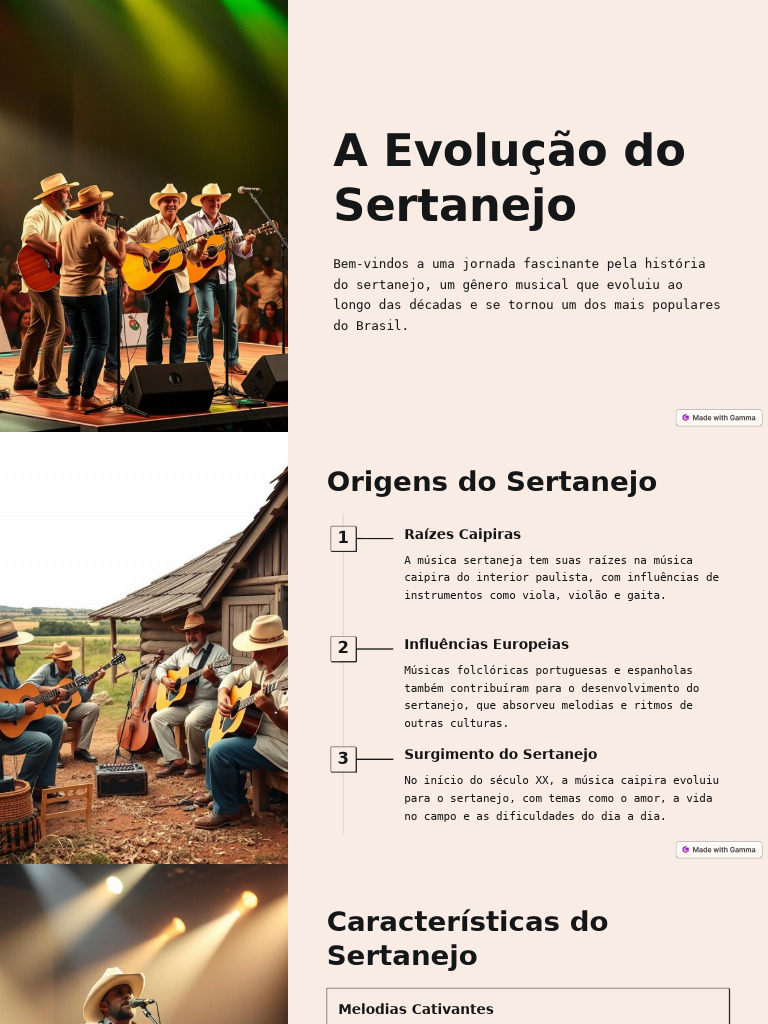 A Evolucao Do Sertanejo | PDF | Música popular