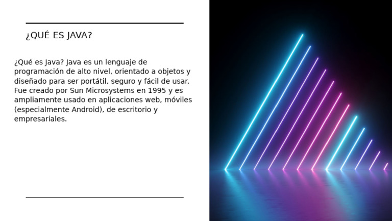 Introducción al lenguaje de programación Java | PDF