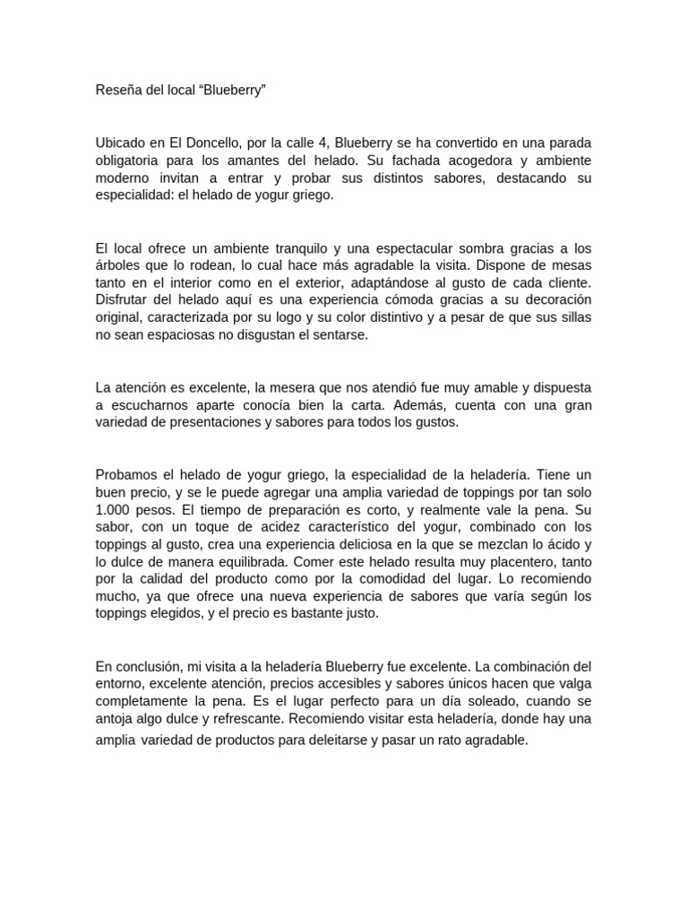 BLUEBERRY | PDF