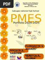 PMES-PPST Portfolio Template 2024-2025 | PDF | Teachers | Learning