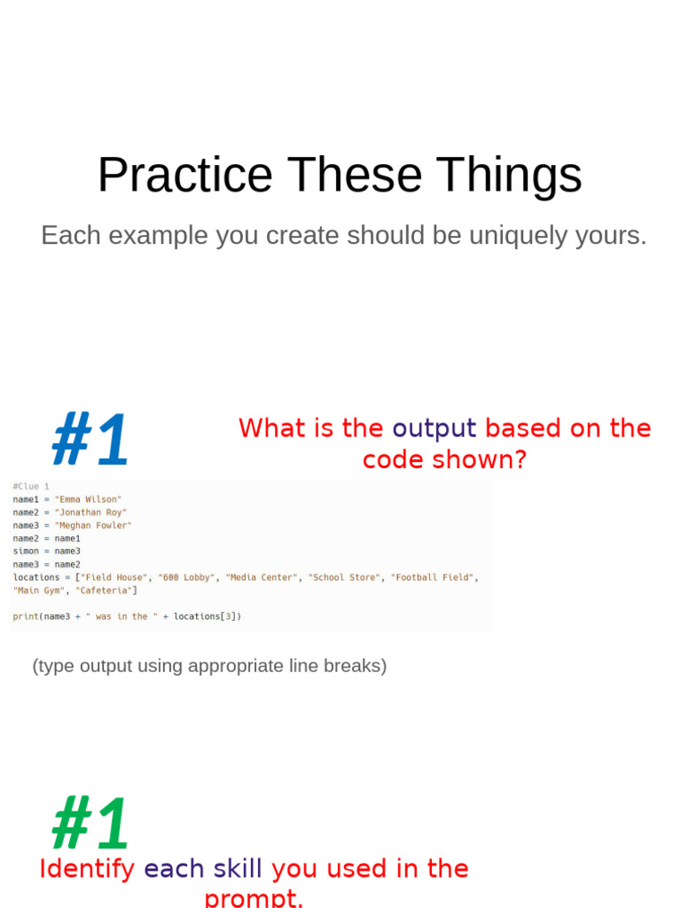 CS Clue Clues Python | PDF | Computing