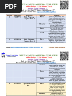 Neet 2025 Daily Weekly Planner Pdf