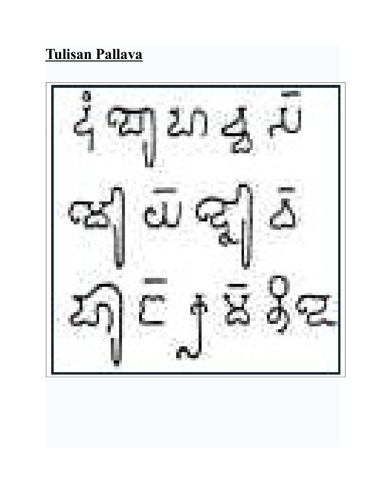 Tulisan Palava Pdf