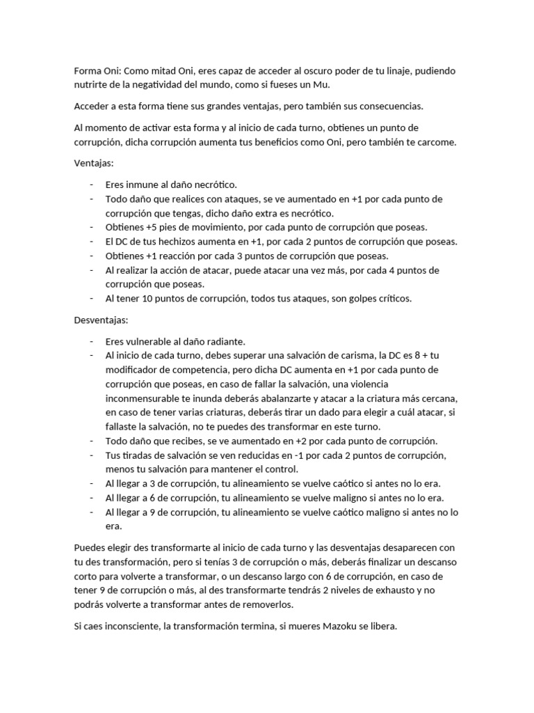 Mitad Oni | PDF