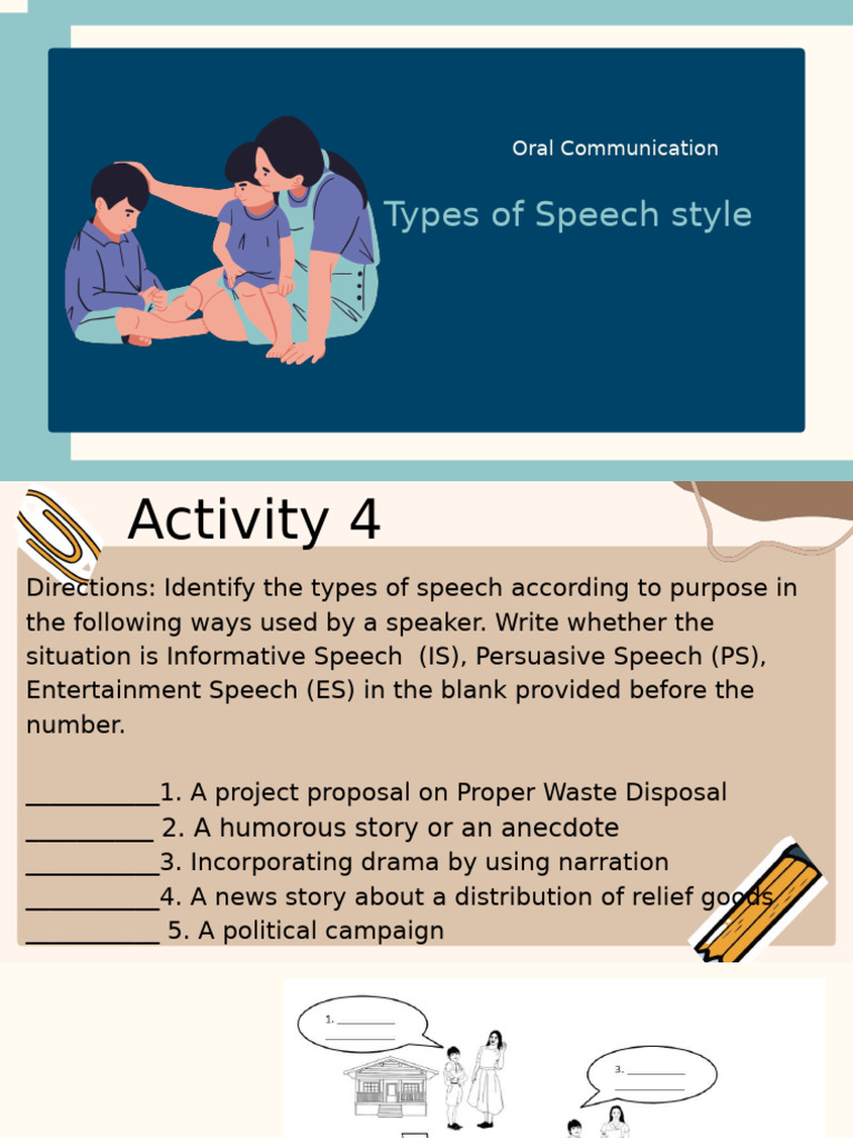 Q2L2 Oralcomm Speechstyle | PDF | Speech | Human Communication