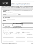 OJT Trainee Application Form Trinidad | PDF