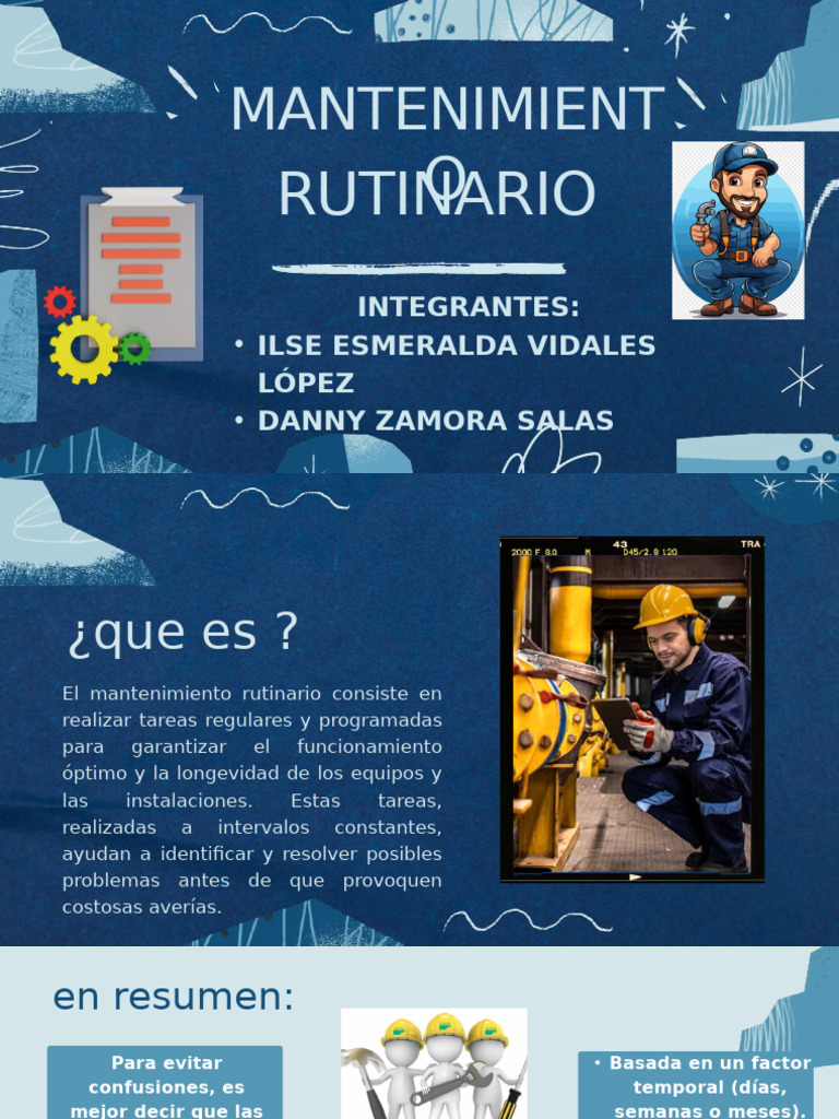 Mantenimiento Rutinario | PDF