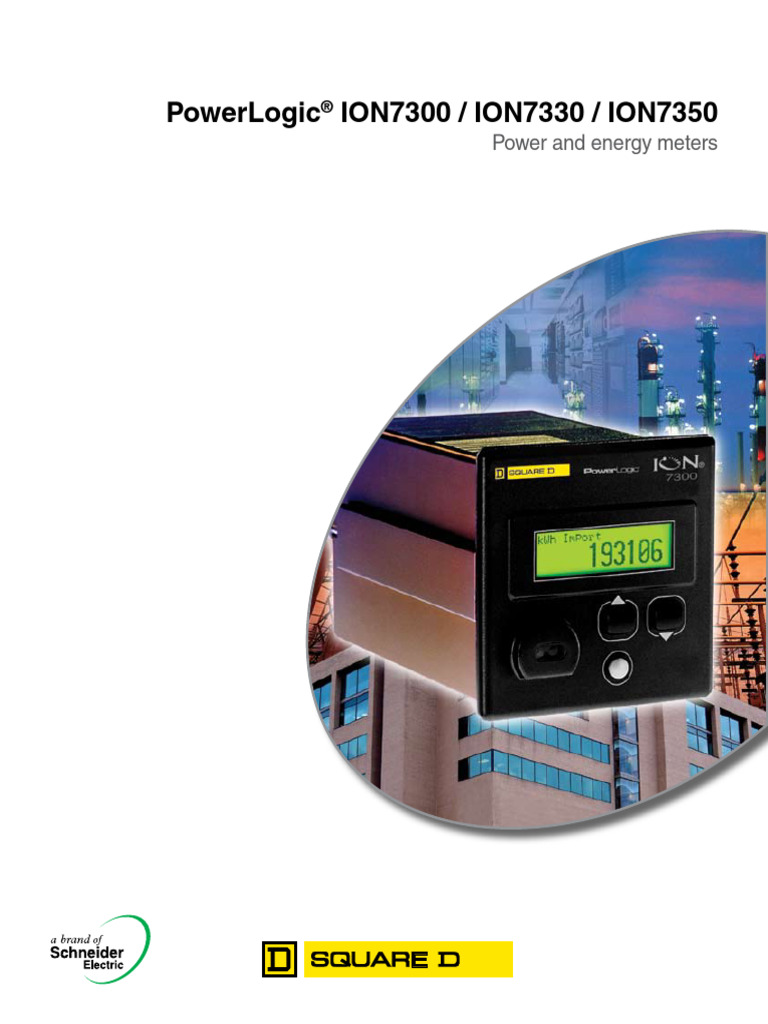 ION7300 Series Power Meters Overview | PDF | Alternating Current ...