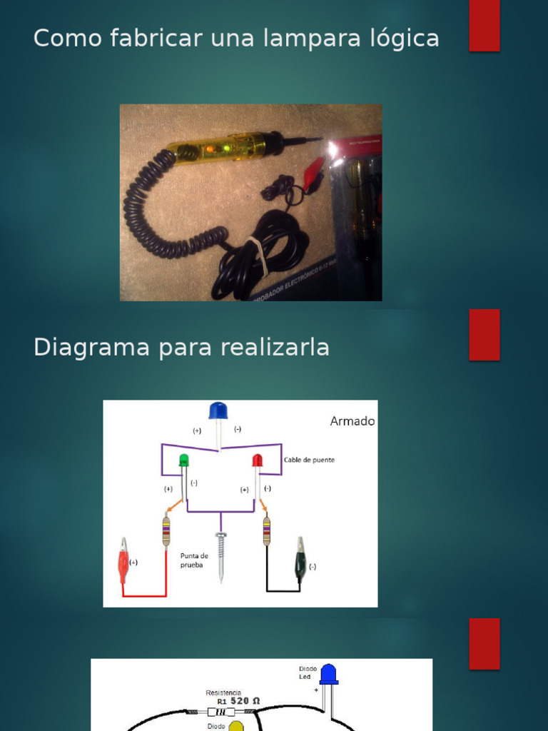 Como Fabricar Una Lampara Lógica | PDF
