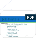Job Portals: Click To Edit Master Subtitle Style