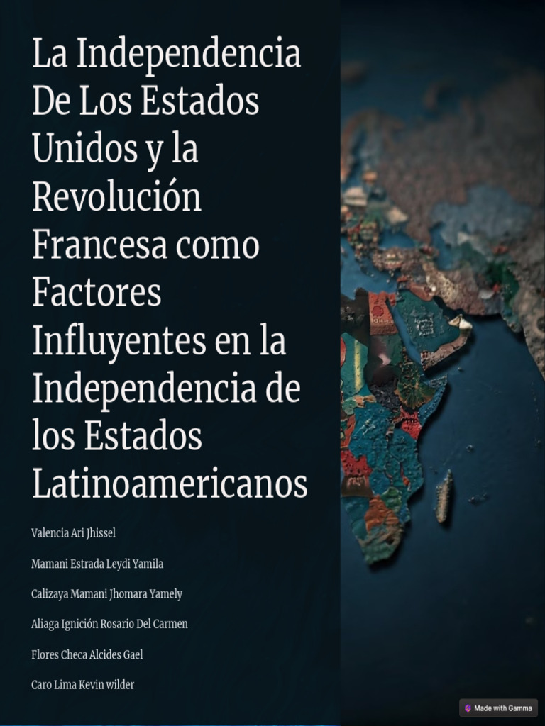 La Independencia de Los Estados Unidos - 241029 - 175709 | PDF ...