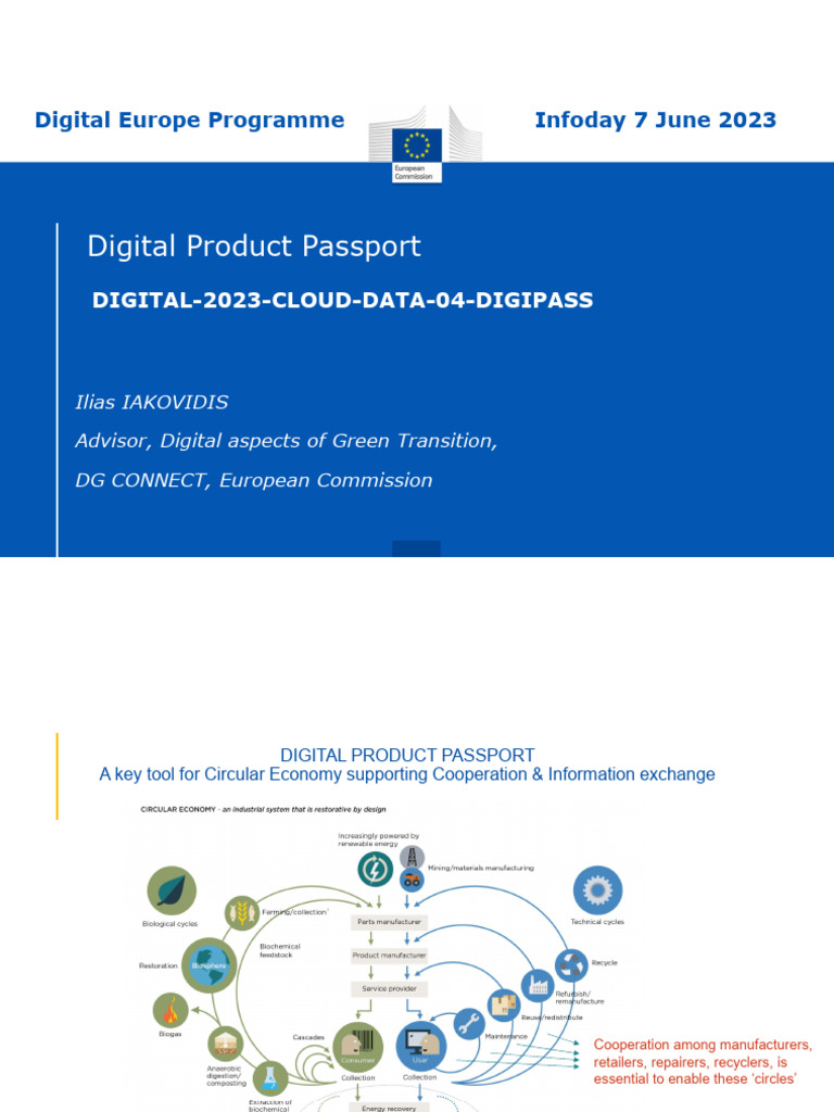 DEP Call 4 - Digital Prodcut Passport | PDF | Standardization | Information