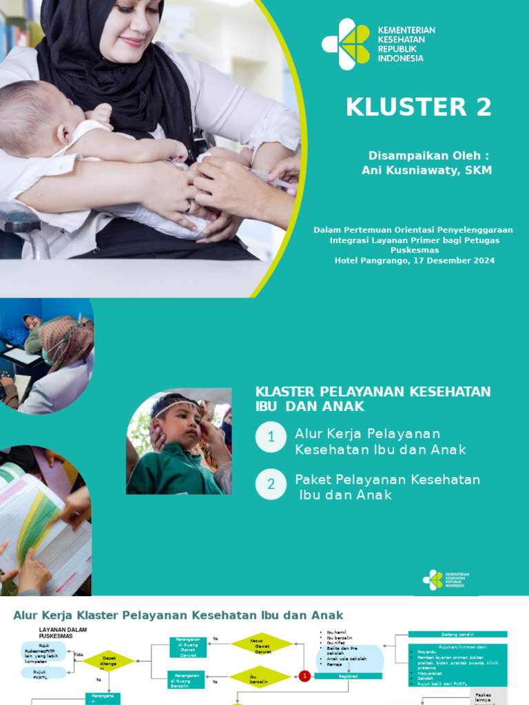 Pedoman Puskesmas Klaster 2 Ibu dan Anak | PDF