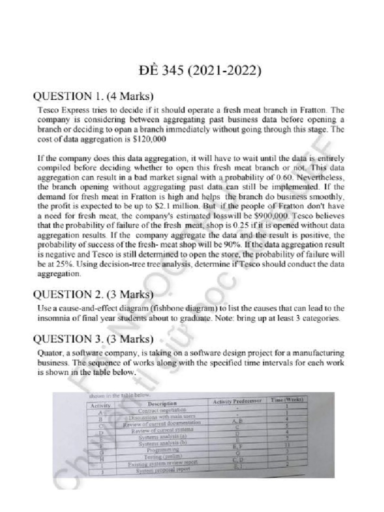Đề 345 | PDF