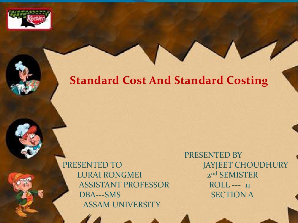 Standard Cost and Standard Costing | PDF | Labour Economics | Cost ...