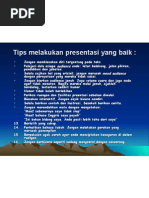 Download Tips Presentasi Yang Baik by klinikinggris SN8583742 doc pdf