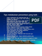 Download Tips Presentasi Yang Baik by klinikinggris SN8583742 doc pdf