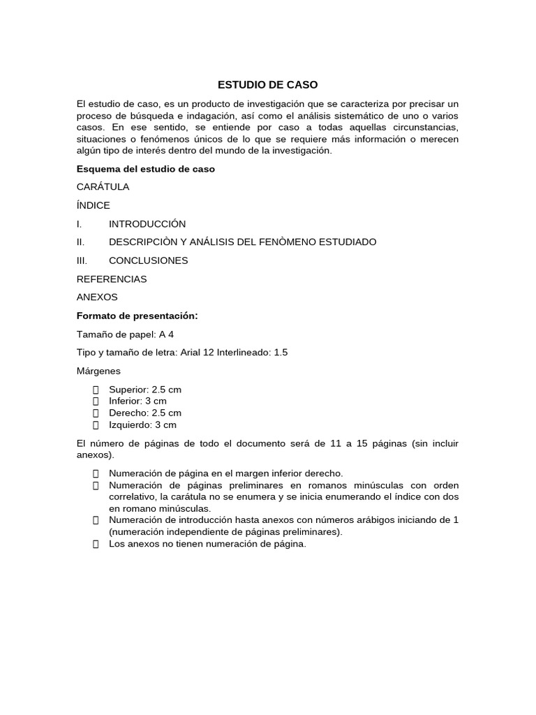Guía para Elaborar un Estudio de Caso | PDF | Caso de estudio