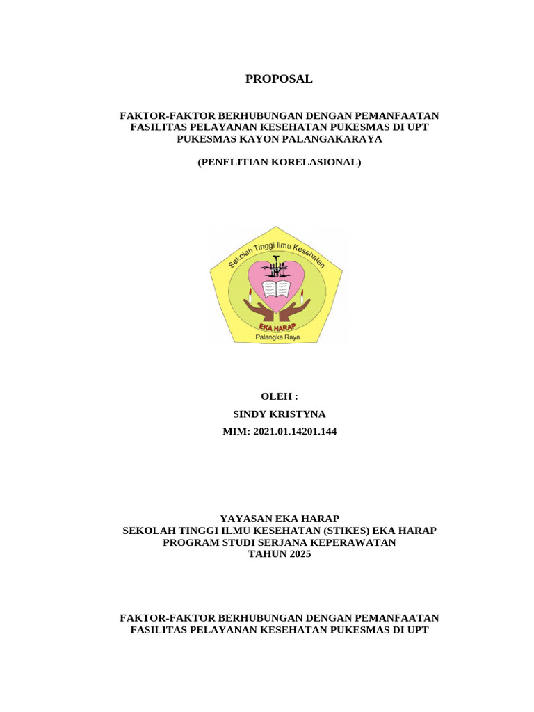 Proposal Bab1, Bab 2 Dan Bab 3 Sindy Kristyna Baru04 | PDF