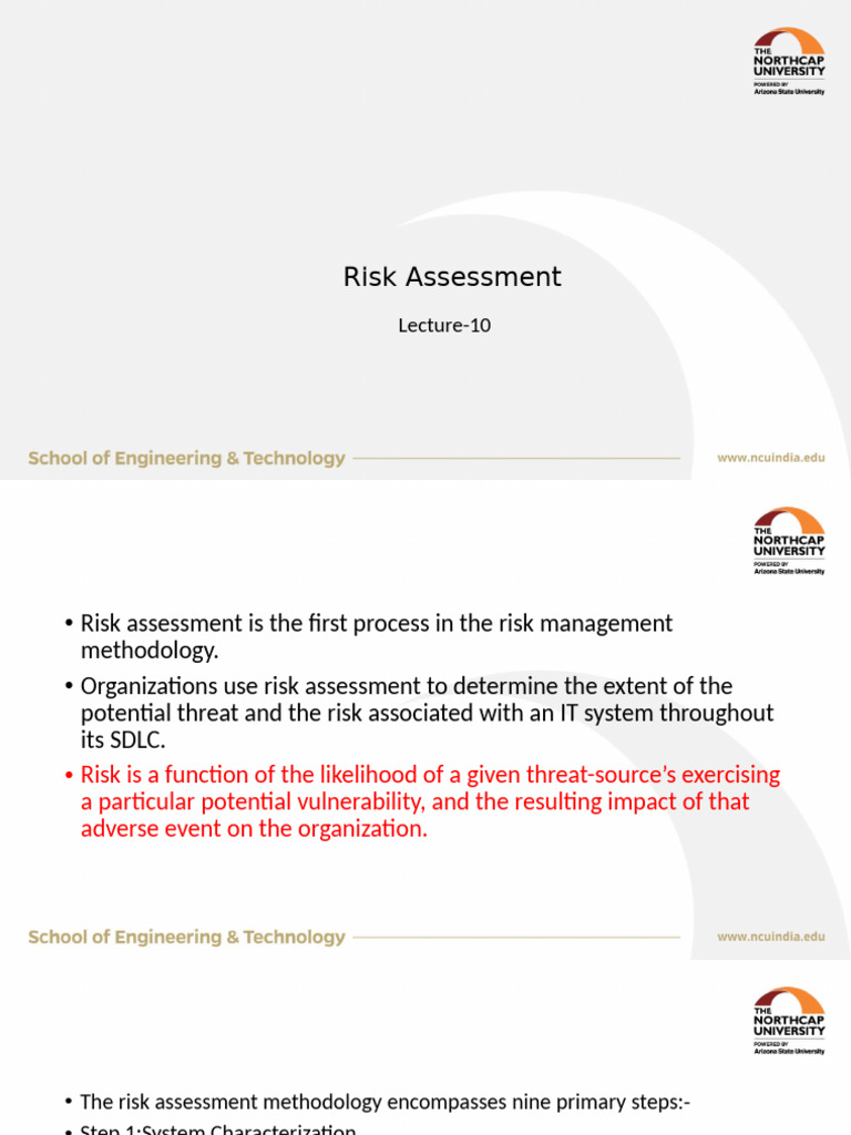 IT Risk Assessment Methodology Guide | PDF | Risk | Risk Assessment